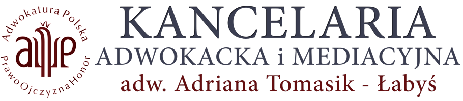 Adwokat Adriana Tomasik - Łabyś, kancelaria adwokacka Bielsko-Biała